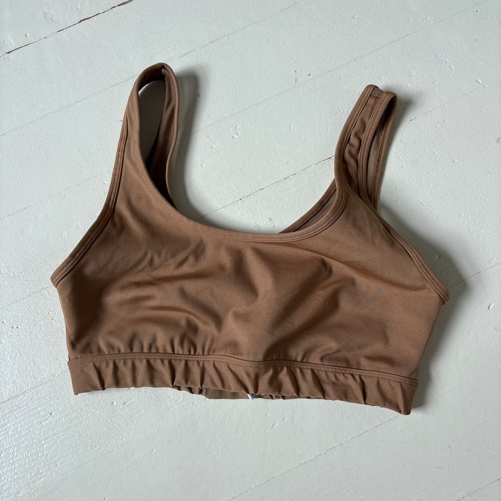 Aerie Tan Sports Bra Medium